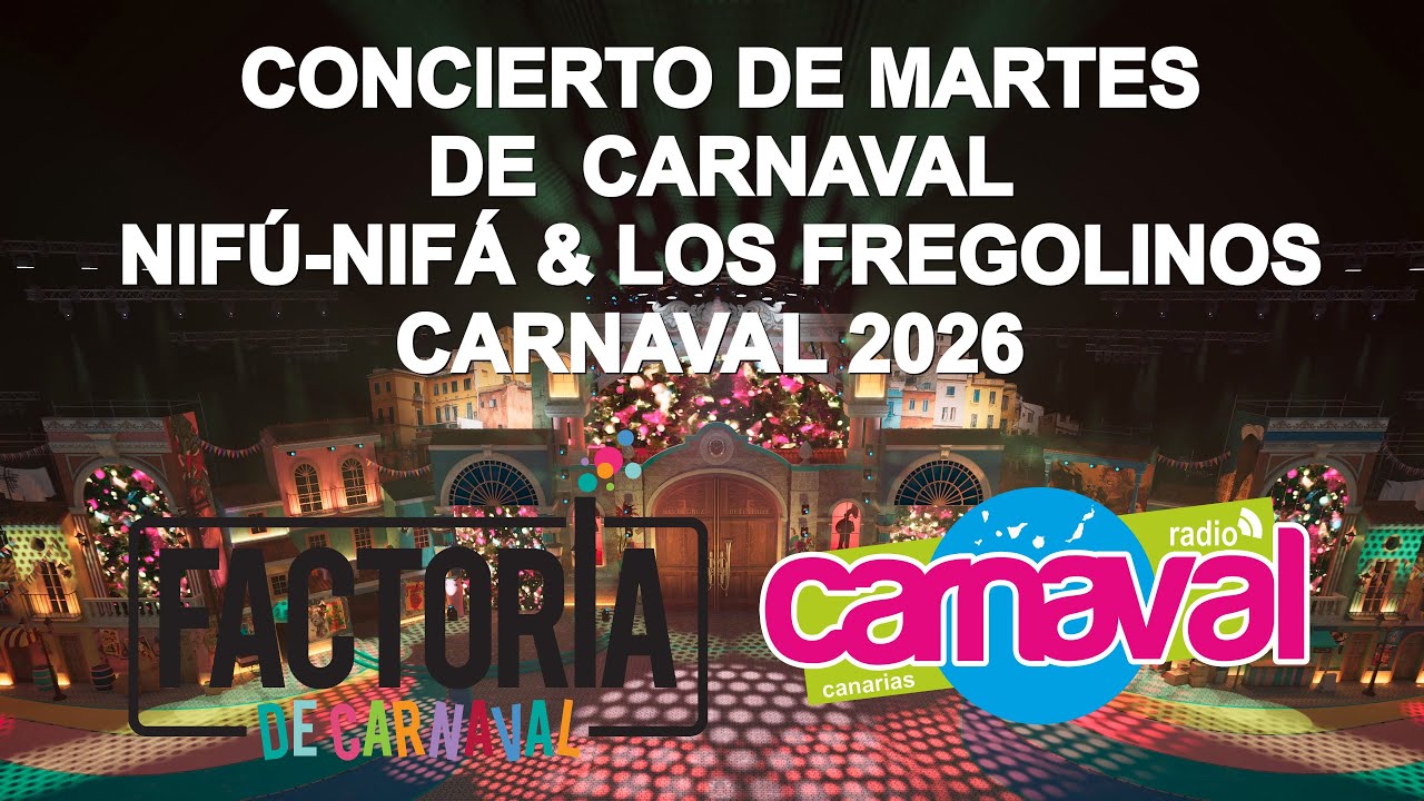 Concierto de Martes de Carnaval. Afilarmonica Nifú-Nifá & A.L.M. Los Fregolinos 2026