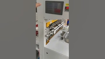 Semi auto tape shrink wrapping machine