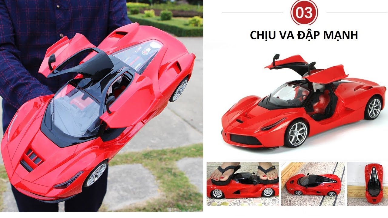 Siêu xe oto điều khiển từ xa ferrari tự động mở cửa thông minh - Kiến ...