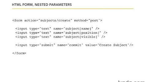 Form basics Ruby On Rail 4