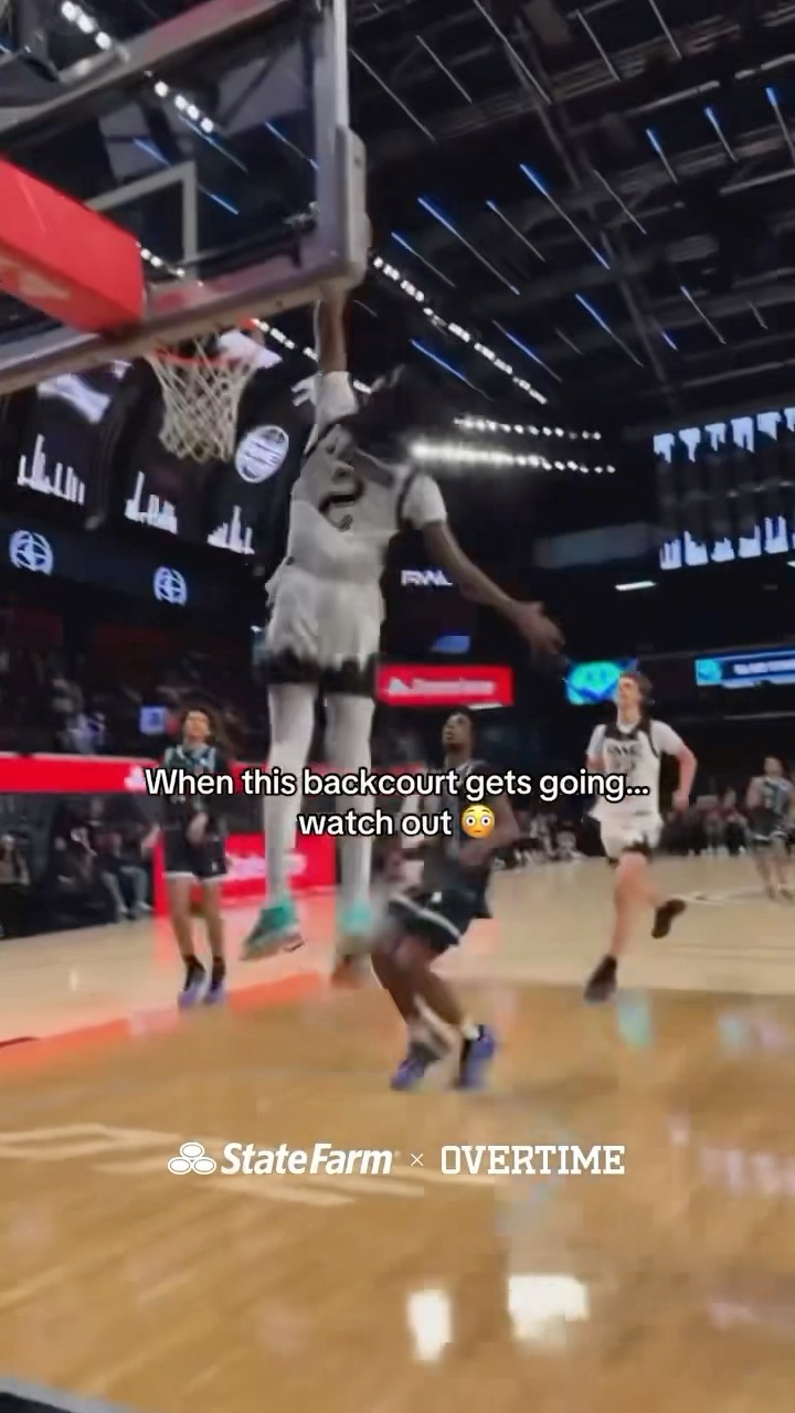 Does RWE have the best backcourt in the league? ? @statefarm #shorts #basketball #overtime #ote