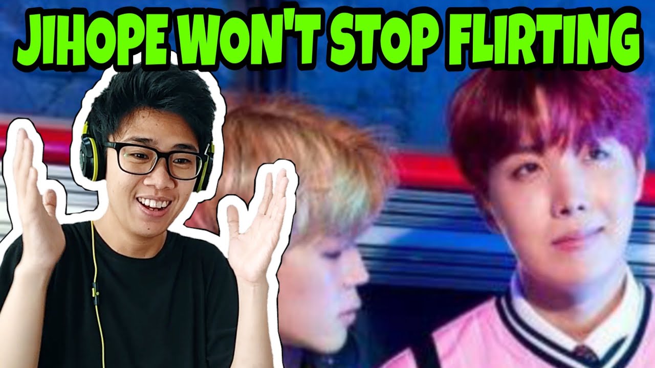 Jihope won't stop flirting reaction