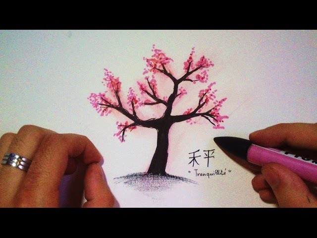 How to Draw a Cherry Blossom - Easy Drawing Tutorial For Kids