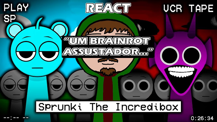 React Vtuber SPRUNKI INCREDIBOX: UM MISTÉRIO DISFARÇADO DE BRAINROT