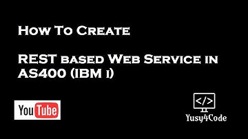 How to create REST based web service in AS400