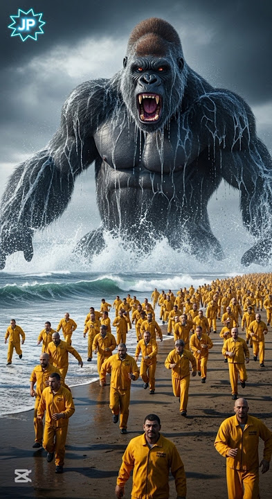 Spiderman fights with Gorilla and escapes from prison#spiderman #ai #trending