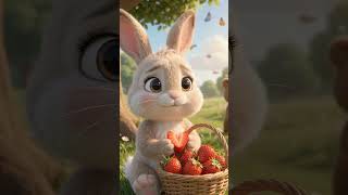 🐰 Bunny Learns to Share! 🍓 | A Fun Story for Kids | Tiny Tales #kidsanimation #youtubeshorts