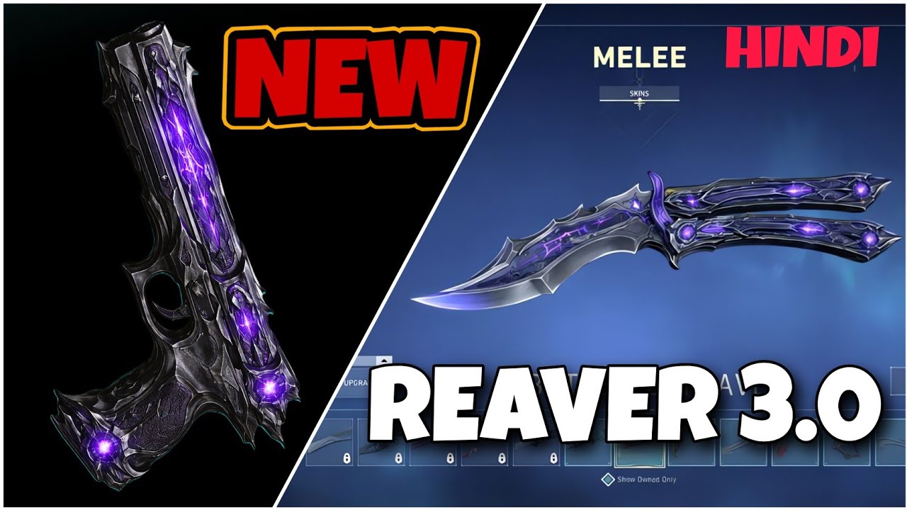 [Hindi] Valorant Leaks REAVER 3.0 LEAKAED! Butterfly Knife,BANDIT AND ALL SKINS | VALORANT