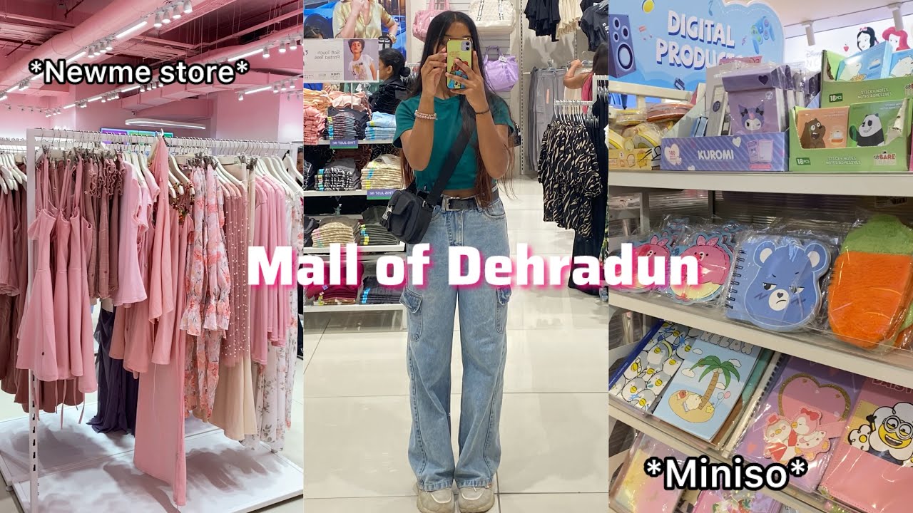 Mall of Dehradun || newme store, miniso, shopping with friend || Sanover Najali