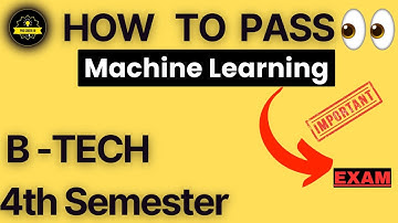 How To Pass Machine learning Exam [AL-405] | Important Topics | RGPV | BEST ANALYSIS  @Pro_coder_ji