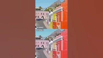 How do those with colour blindness perceive Cape Town?#Shorts #ColourBlind #ColorBlind