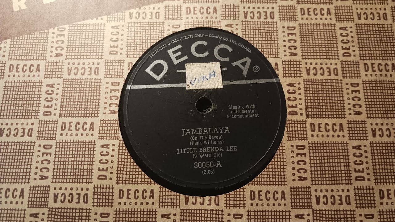 "Jambalaya (On The Bayou)" by Little Brenda Lee 1956 (9 Years Old) (Her