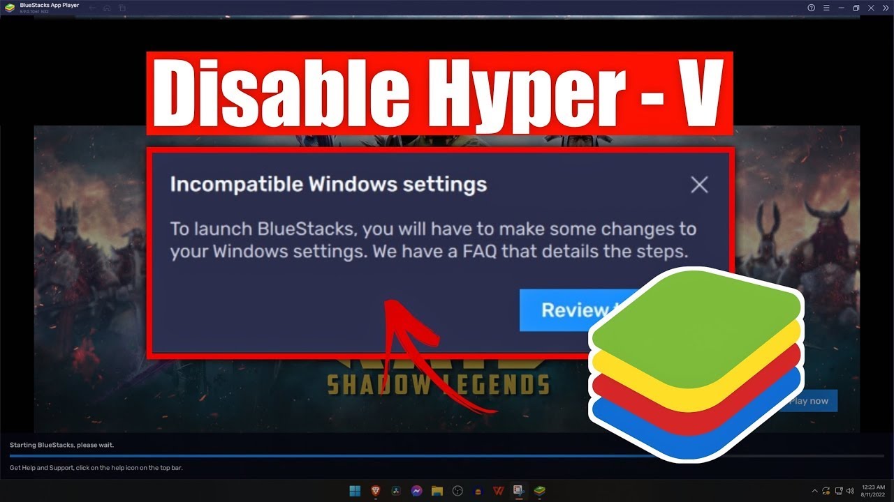 🔧HOW TO DISABLE HYPER V IN WINDOWS 11 FOR BLUESTACKS 🔥(2025)