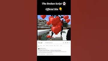 Download The Broken Script Horror Minecraft 2025