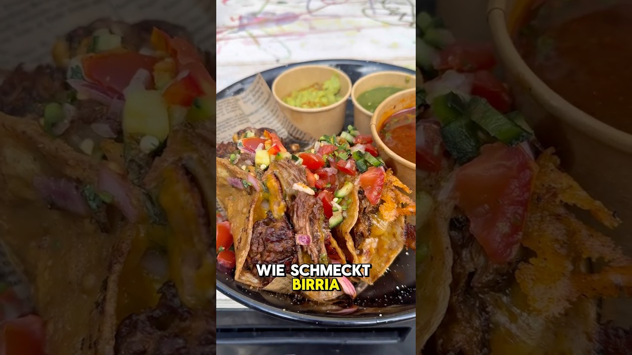 ich probiere die Birria Tacos von 
