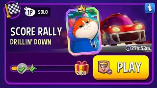 Score rally drillin down 2800 solo challenge match masters 