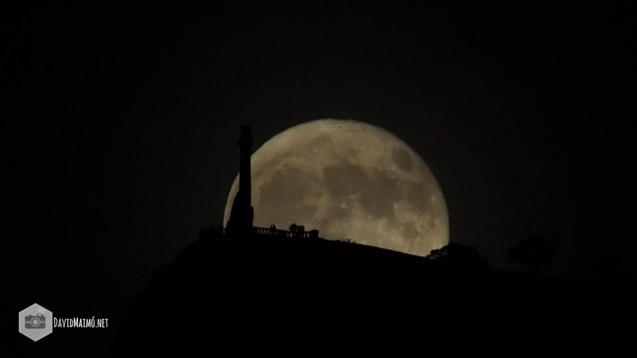 Salida de luna llena, Puig de Sant Salvador, Felanitx - Mallorca - YouTube