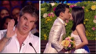 Ellie & Jeki: Simon Cowell REJECTS Romantic Quick Change Act! | Britain's Got Talent 2018