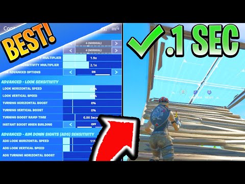 NEW EDITING SENSITIVITY IS OP! BEST CONTROLLER SETTINGS FOR PS4/XBOX ...