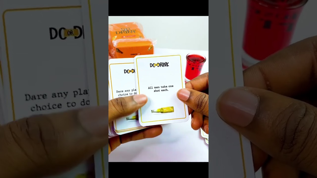 Unboxed Do or Drink! @tobbyextragames. 