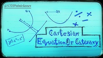 Easy derivation of Cartesian Equation of Catenary | B.Sc maths | Mechanics | @STHPointClasses