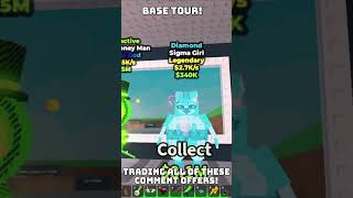 base tour! + trading (LA SUPREME + DRAGS + MORE) #stealabrainrot #roblox