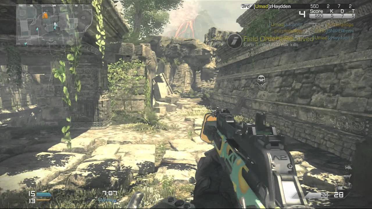 Cod ghosts new map and new Gun with preadator and KEM!!   First Video!! Playing New map new stuff!!