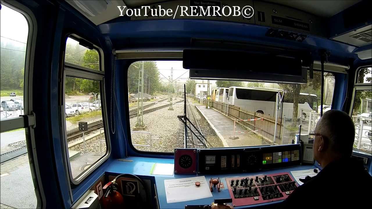 In Train Cab From Eibsee To Zugspitze, Germany YouTube