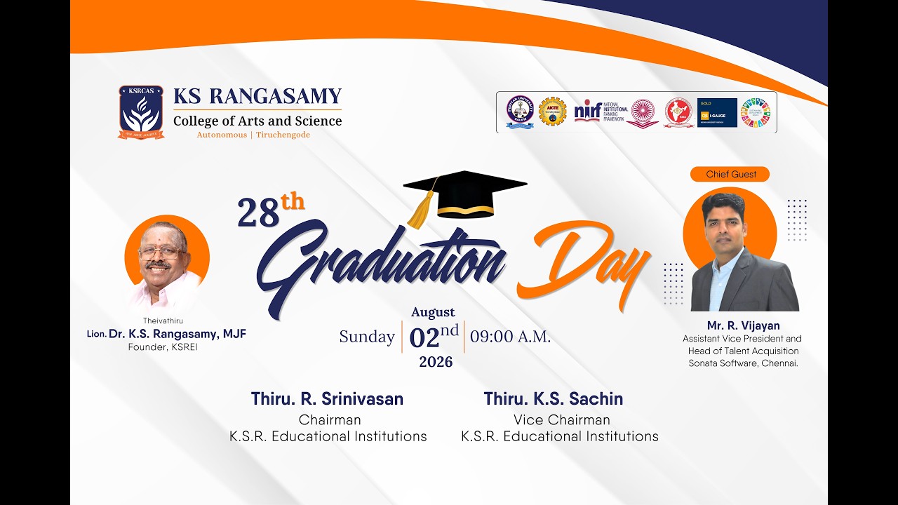 KSRCAS 28th GRADUATION DAY CEREMONY - 2026