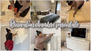 🛠RÉNOVATION DE NOTRE CHAMBRE PARENTALE // DIY + PETITS PRIX // GRIS OR & BLANC