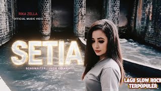Aku Akan Setia - Rika zella - Lagu Slow rock Terlaris ( Official Music Vidio )