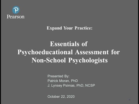 Essentials of Psychoeducational Assessment for Non-School Psychologists