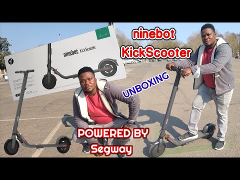UNBOXING NINEBOT E25E SCOOTER By Segway, Setup & App tour. - YouTube