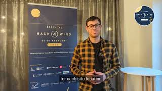 Simone Guazzotti, hackathon participant, on joining the Hack4Wind Hackathon!