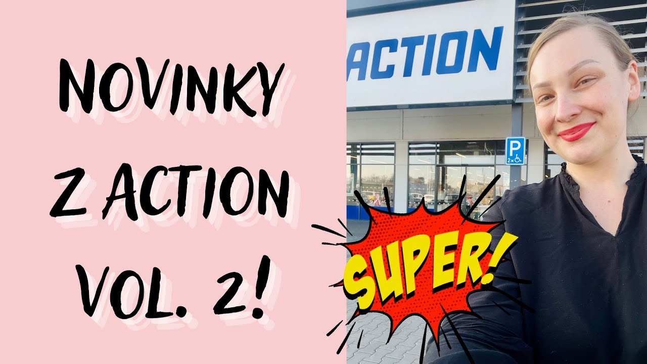 ACTION jarni NÁKUPY podruhé! Pojďte se mnou NAKUPOVAT!