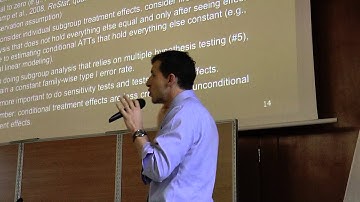 EFCI-Meeting: Keynote Day 2: P.Ferraro - Beyond average effects: heterogeneity and causal mechanisms