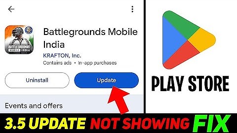 Bgmi 3.5 Update Not Showing In Play Store Solve✅ || Get BGMI 3.5 Update 2024 || BGMI 3.5 Update
