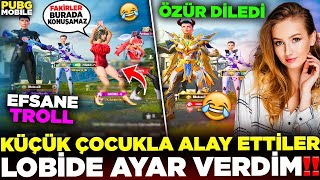 Küçük Çocukla Dalga Geçen Zengi̇n Kizlara Tari̇hi̇ Ayar Özür Di̇letti̇m Pubg Mobi̇le