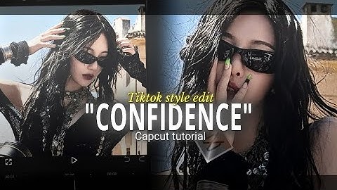 "CONFIDENCE" - KPOP TIKTOK TREND CAPCUT TUTORIAL | NINGNING | TRENDING | VIRAL | EDIT | AESPA | FYP 