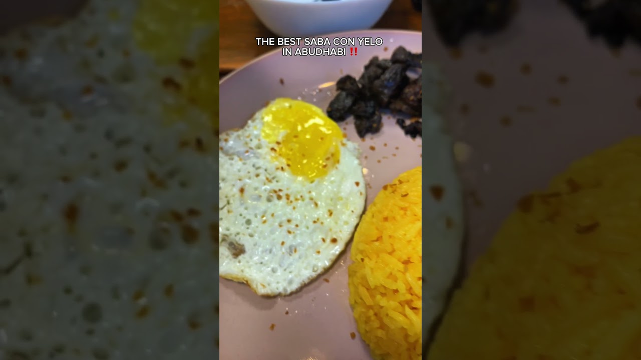 The best Saba con Yelo in Abu Dhabi at Tebs Kusina