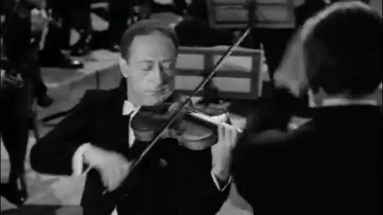 Tchaikovsky: Violin Concerto in D Major 1st mvt from Film "Carnegie Hall" (1947)