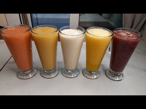 عصير البابايا المفيد والمنعش بخمس نكهات منعشة