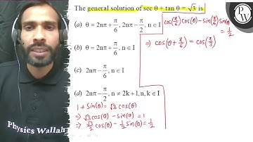 The general solution of \( \sec \theta+\tan \theta=\sqrt{3} \) is (...