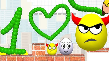 Draw To Smash: Logic puzzle - Levels 1 to 50 gameplay walkthrough