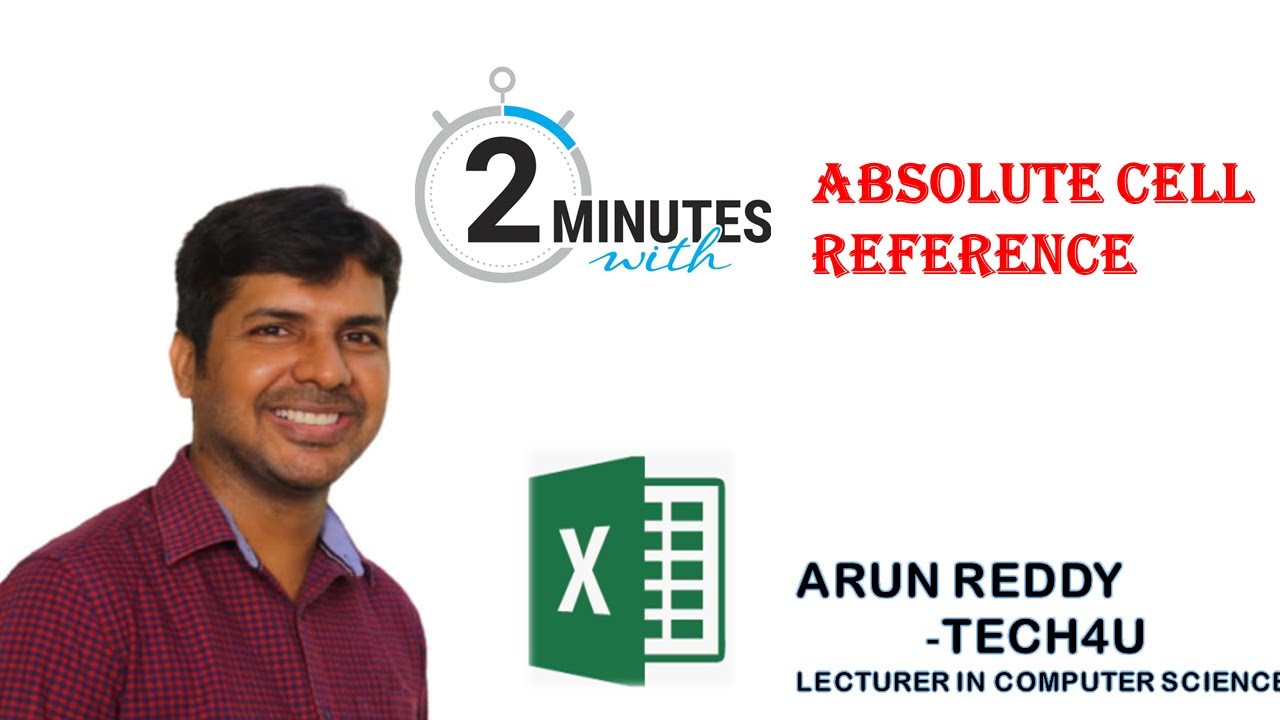 EXCEL FOR BEGINNERS PART 26 - ABSOLUTE CELL REFERENCE - YouTube