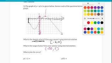 MAC1105 Test 1 Review Video 1