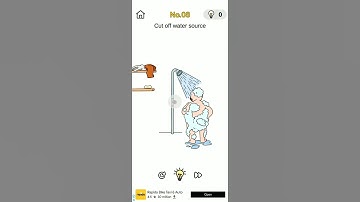 cut off water source | brain out | press and hold the shower