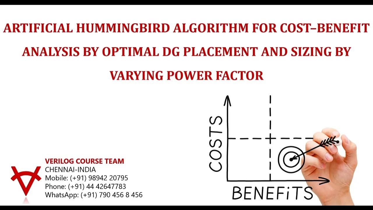 ARTIFICIAL HUMMINGBIRD ALGORITHM-COST–BENEFIT ANALYSIS-OPTIMAL DG ...