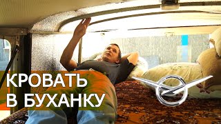 Cheap mini Camper UAZ Loaf - do it yourself