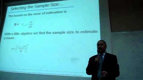 Statistics - Ch 10 " Introduction To Estimation " ( Dr. Magued Othman )
